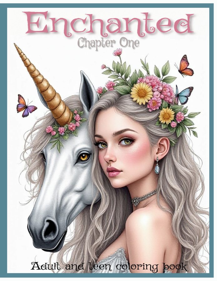 Cover of Enchanted Fairies Coloring Book, Chapter One
